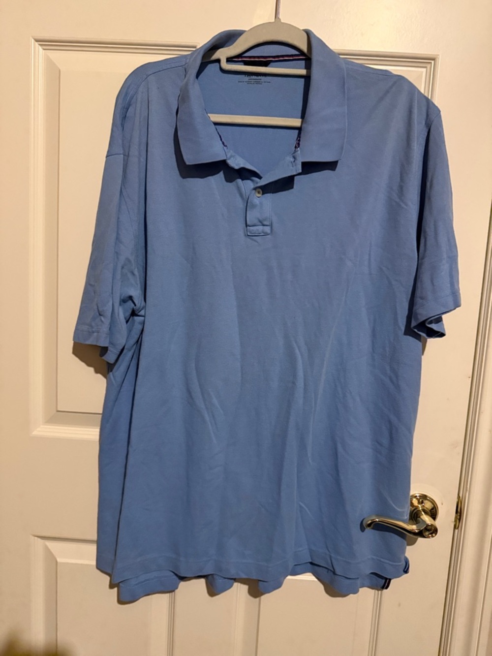 Tommy Hilfiger Men's Sky Blue Polo Shirt